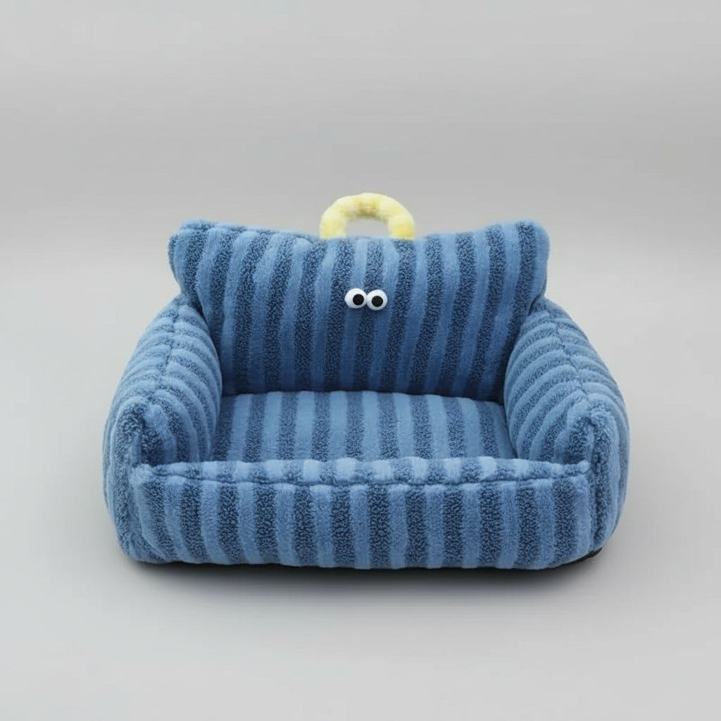 Puppy special sofa kennel winter warm pet Internet cat nest blue