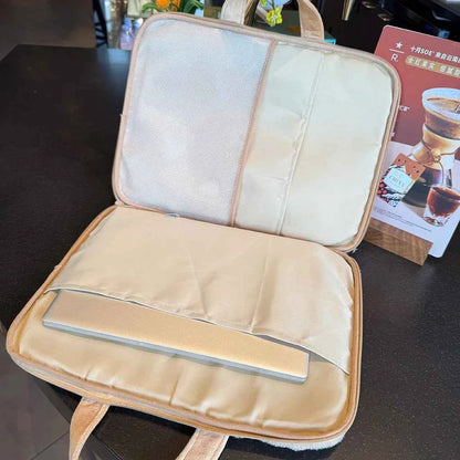 Hello Kitty Plush Laptop Bag with Handle - Protective Case for Notebook Computer (13-16 inches)