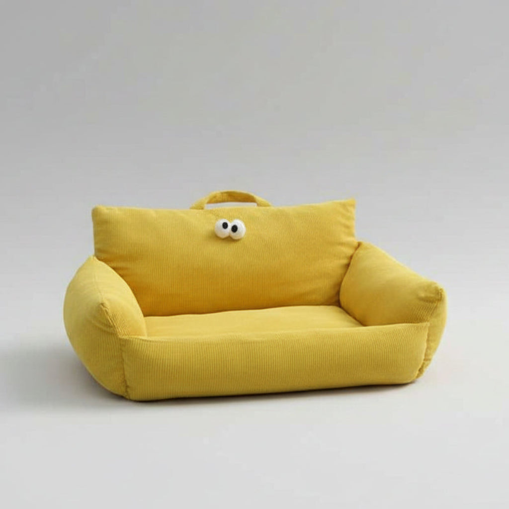 Puppy special sofa kennel winter warm pet Internet cat nest Light yellow
