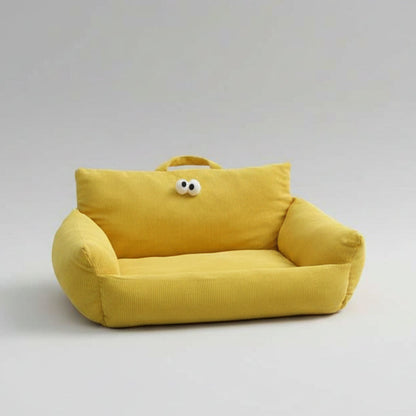 Puppy special sofa kennel winter warm pet Internet cat nest Light yellow