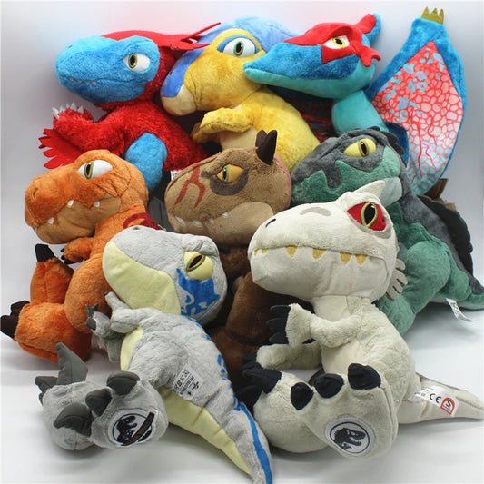 Jurassic Dinosaur Plush Toy – 9.8" (25cm) Soft Stuffed Dino Doll