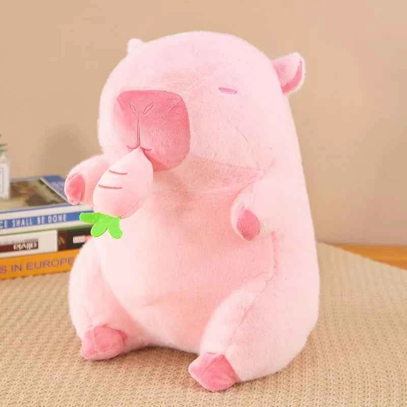 30cm Capybara Plush Simulation Capibara Anime Fluffty Toy Kawaii Plushie Cute Doll Stuffed Animals Soft Doll Plush Gift Kid Toys