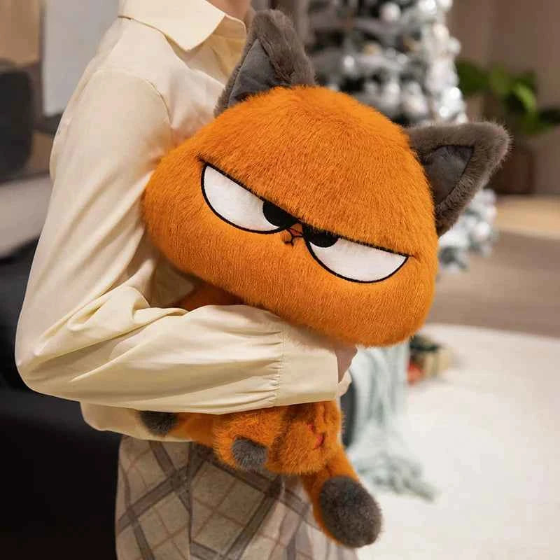25cm Orange Cat Plush Toy Soft Stuffed Kitten Doll Creative Home Decor & Gift for Boys & Girls Birthday Xmas Cute Animal