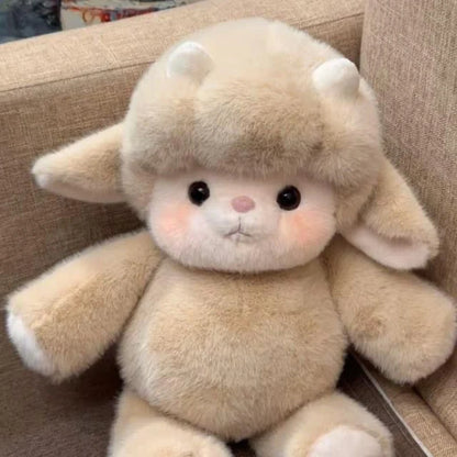 Kawaii Farm Animal Plush Toy – Highland Cow Pig & Sheep Plush 6
