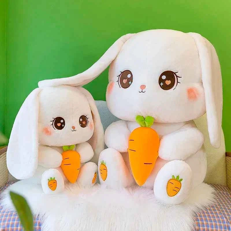 Radish Rabbit Doll Plush Toy Cute Doll Soft Stuffed Animal Sleeping Pillow Cushion Christmas Gifts for Kids and Girls