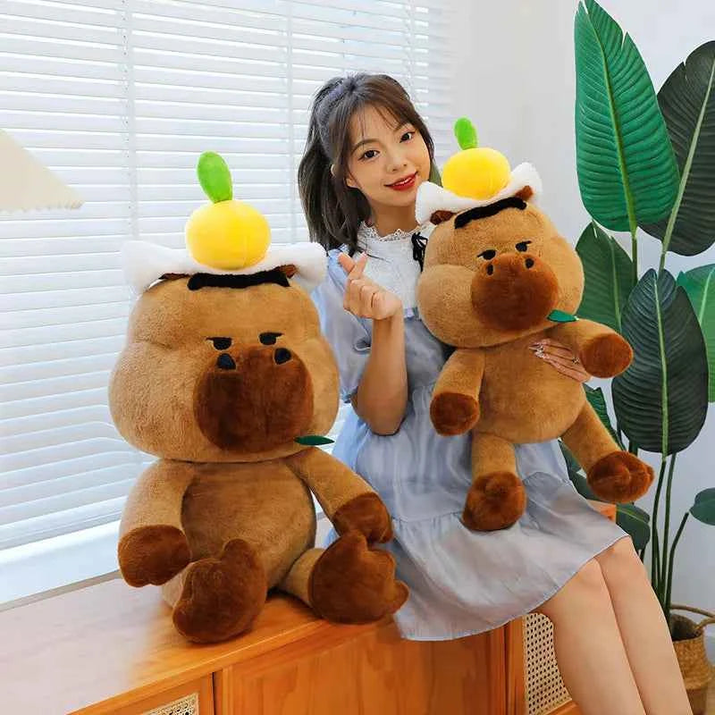 Cute Capybara Plush Toy – Soft Stuffed Animal Pillow