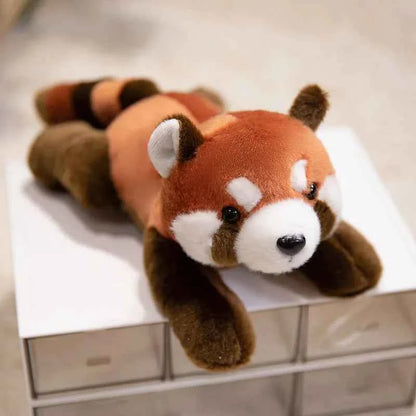 12 Types Plush Animal Toys Realistic Stuffed Tige Lion Giraffe Elephant Panda Soft Simulation Plushie Birthday Gift for Kids