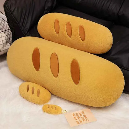 Simulation French Baguette  Plush Toys Cute Cheese Stuffed Doll Kawaii Room Decor Soft Sofa Pillow For Kids Birthday Xmas Gifts