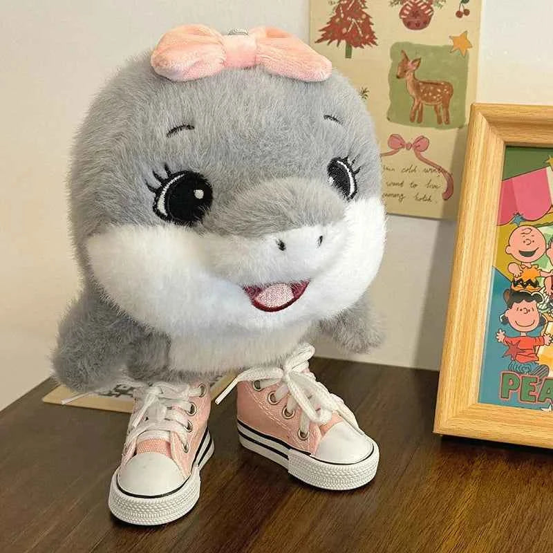 23cm Tungtungtung Italian Brainrot Al Tralalero Tralala Plush Doll Shoe-wearing shark Telalaero Telala Plush Toy Shark Kids Gift