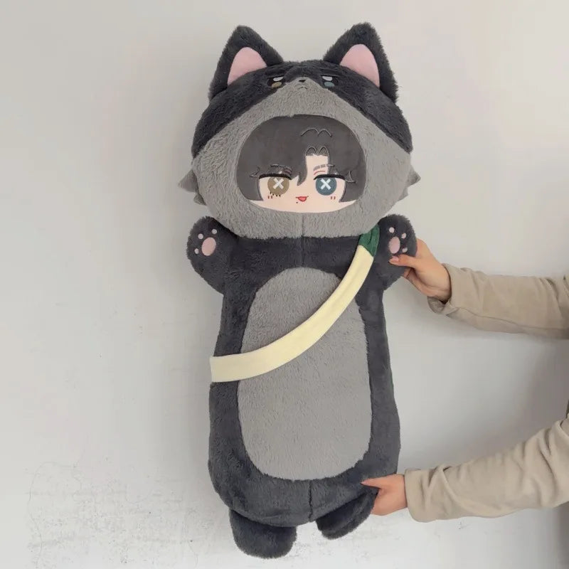 Long Cosplay Animal Plush Pillow – Giant Soft Character-Inspired Stuffed Toy Knight 31.5" (80cm)