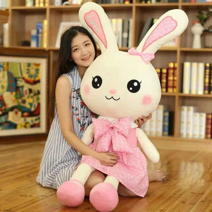 Rabbit Plush Toy Cute Skirt Rabbit Soft Animal Kids Cartoon Pink