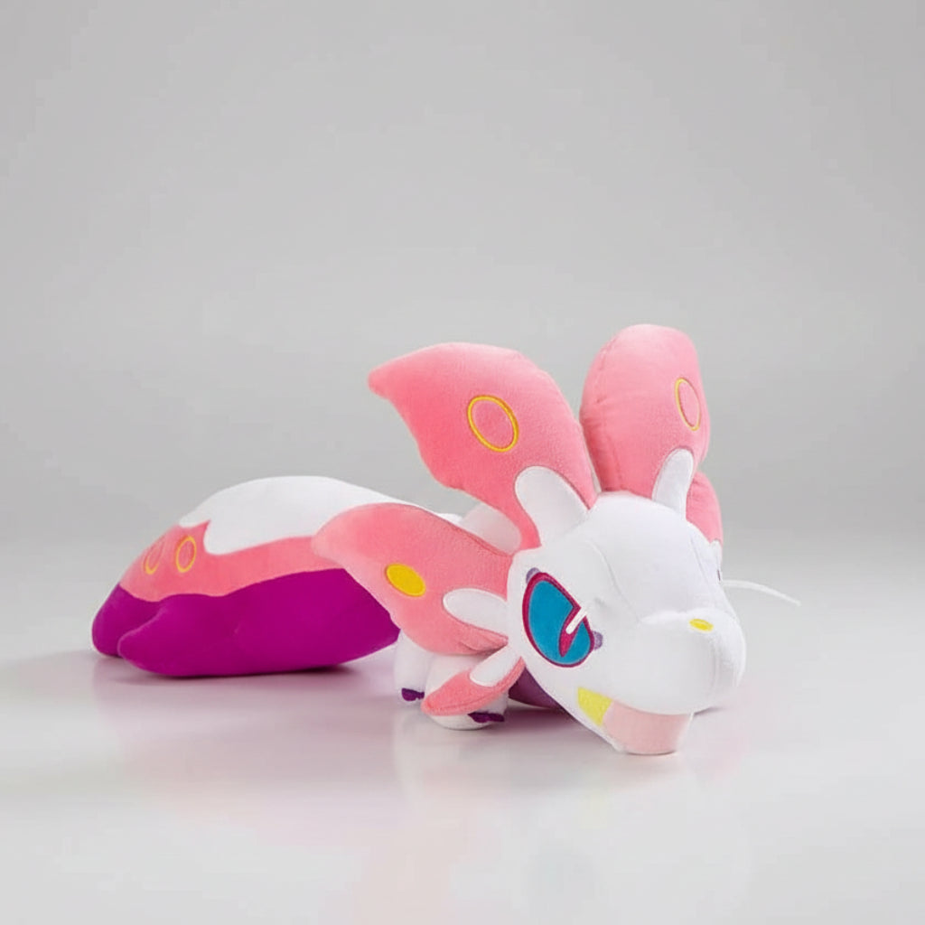 42cm Monster Hunter Mizutsune‌ Fox Plush Stuffed Dolls Soft Pillow Plushie Animal Toy Kawaii Cute Toy Kids Christmas Gift