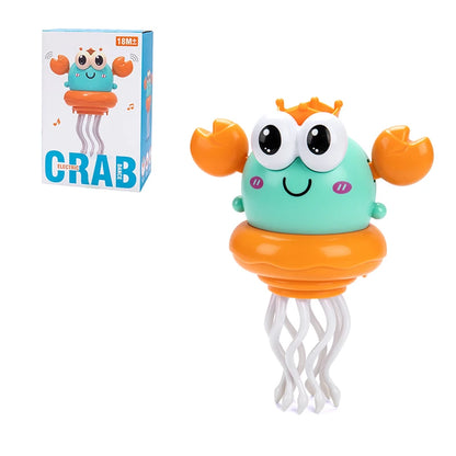 Kawaii Electronic Dancing Squid Toy – LED Light & Music Interactive Robot Lantern (7 Colors) B Blue