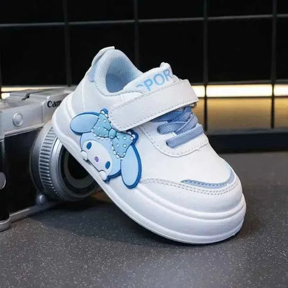 Girl White My Melody Cartoon Sneakers - Anti Slip Soft Bottom Child Sports Shoes