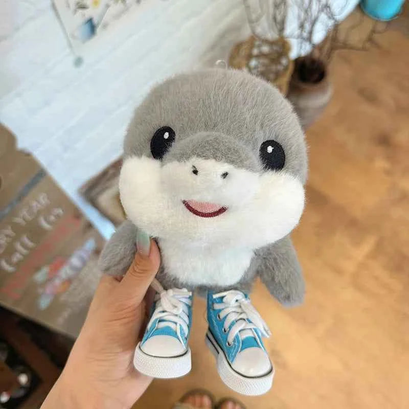 23cm Tungtungtung Italian Brainrot Al Tralalero Tralala Plush Doll Shoe-wearing shark Telalaero Telala Plush Toy Shark Kids Gift
