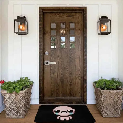The Binding Of Isaac Pixel Front Floor Door Entrance Mat Indoor Bathroom Kitchen Doormat Living Room Carpet Rug