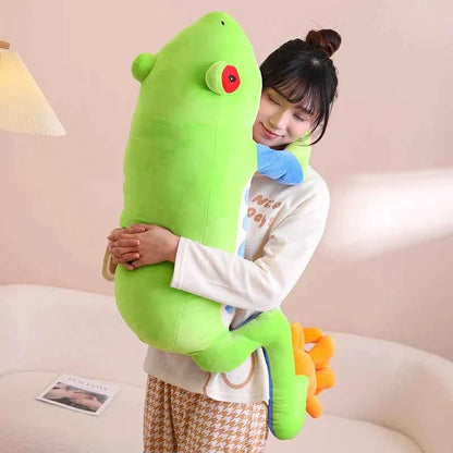 75cm Giant Colorful Frog Plush Doll Pillow Long Legs Big