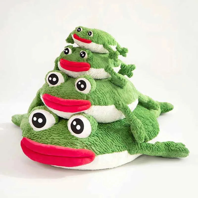 Frog Home Throw Pillow Cushion Sausage Mouth Soft