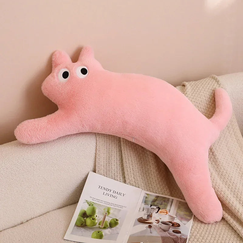 100cm Cute Soft Cat Pillow Plush Toys Stuffed Office Gifts Pink 100cm (39.4")