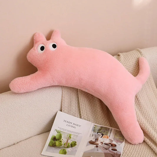 100cm Cute Soft Cat Pillow Plush Toys Stuffed Office Gifts Pink 100cm (39.4")