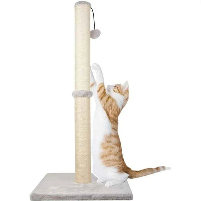 Two Section Vertical Sisal Material Safe Cat Climbing Frame