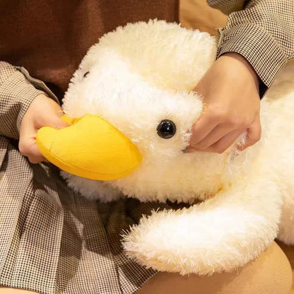 Cute Cartoon Anime Party Pose Yellow Duck Stuffed