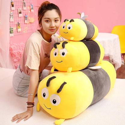Kawaii Insect Plush Toy – Ladybug Bee Stuffed Pillow Cushion