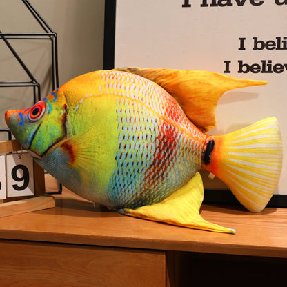 Kawaii Fantasy Fish Plush Doll - Soft Stuffed Ocean and Fantasy Sea Creature Toy and Gift in 5 Styles, 30cm Fairy Fish 30cm (11.8")