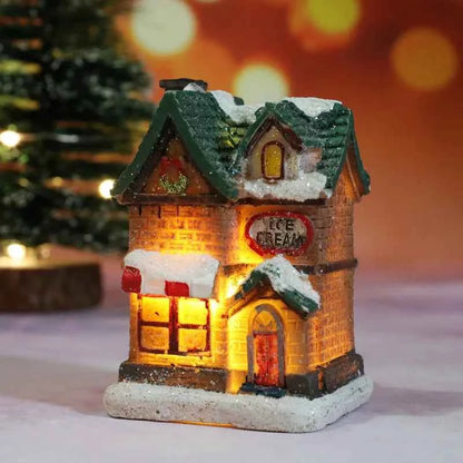 Cute Christmas House LED Night Light (2.4-3.5 in) - Home Ornaments Xmas Gift
