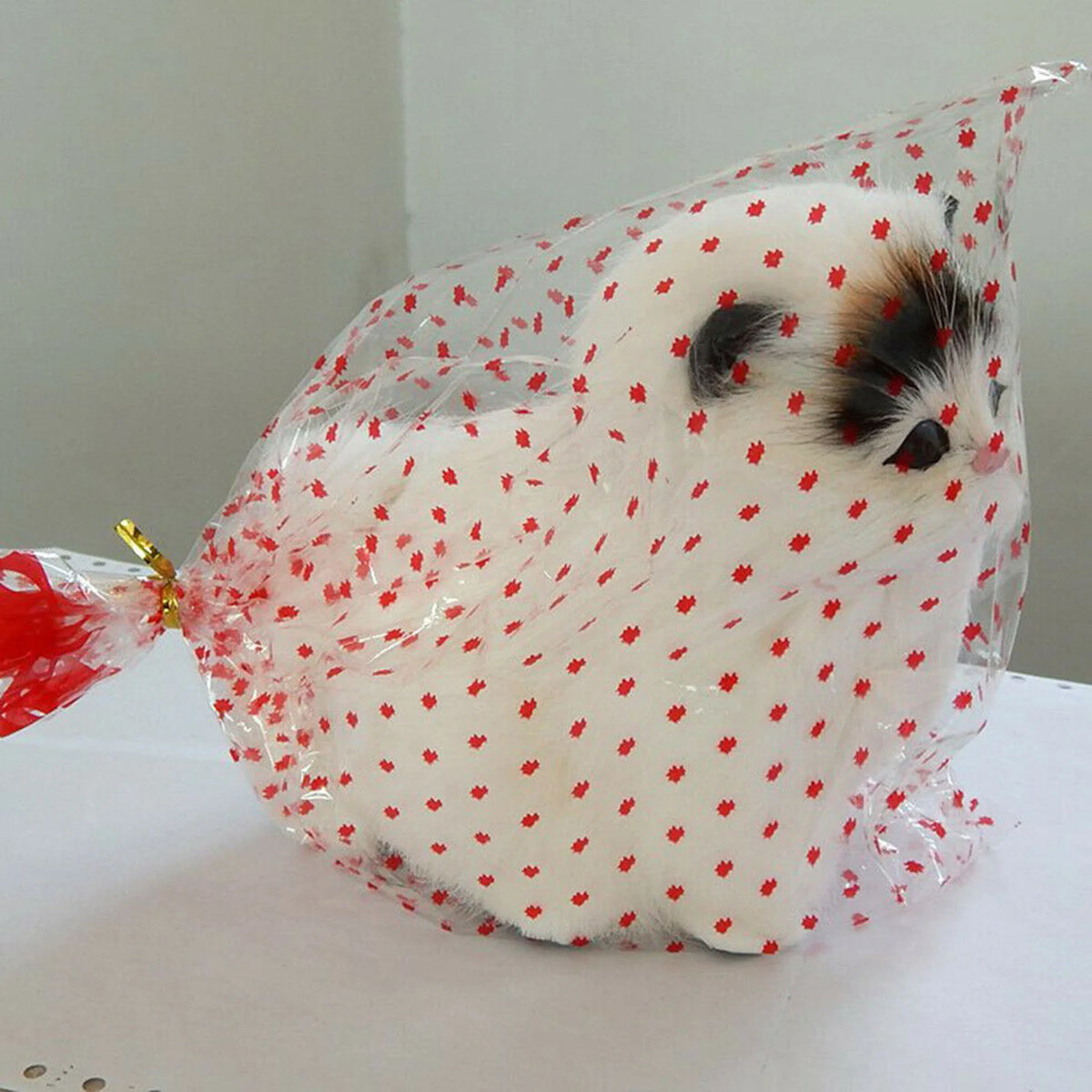 Kawaii Long-Haired Cat Plush with Sound