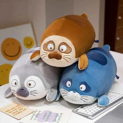Cute Sea Lion Plush Toy – Soft Seal Stuffed Animal Hug Pillow