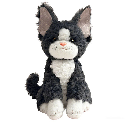 Kawaii German Cat Plush Doll Grey