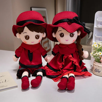 Kawaii Plush Girl Doll – Soft Stuffed Doll Toy for Kids and Decor