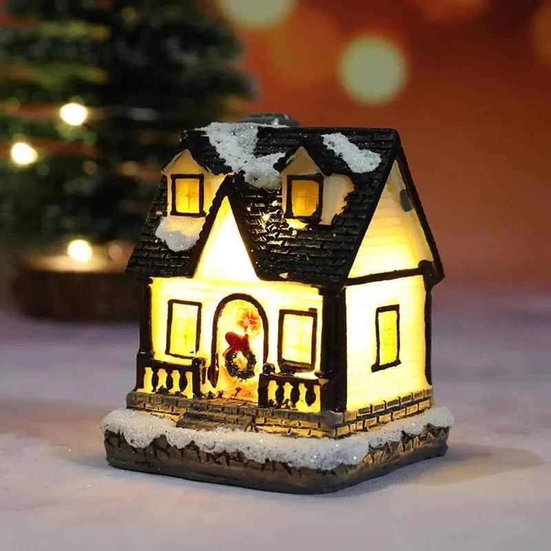 Cute Christmas House LED Night Light (2.4-3.5 in) - Home Ornaments Xmas Gift