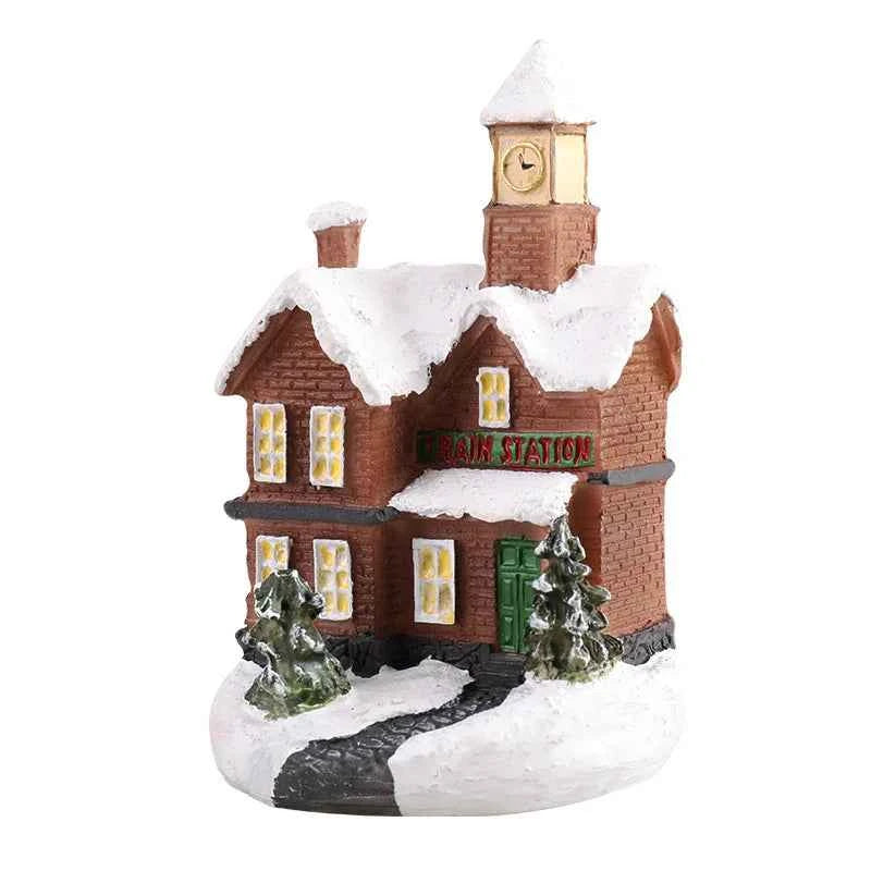 Cute Christmas House LED Night Light (2.4-3.5 in) - Home Ornaments Xmas Gift
