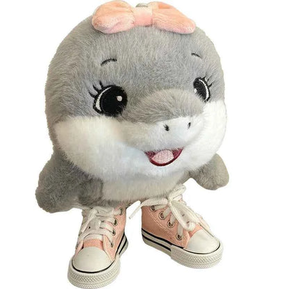 23cm Tungtungtung Italian Brainrot Al Tralalero Tralala Plush Doll Shoe-wearing shark Telalaero Telala Plush Toy Shark Kids Gift