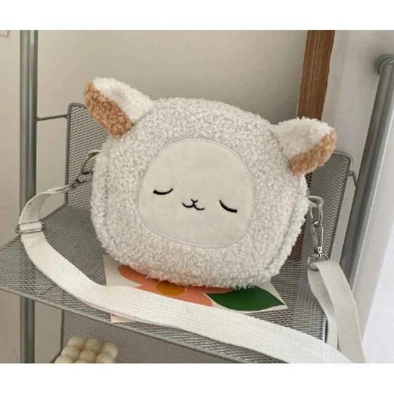 Kawaii Cute Doll Small Round Bag (6.7 in) - Stylish Women's Crossbody Phone Bag