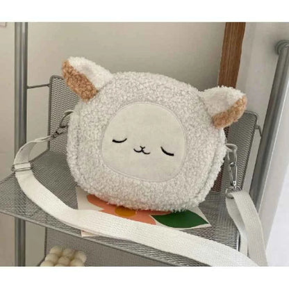 Kawaii Cute Doll Small Round Bag (6.7 in) - Stylish Women's Crossbody Phone Bag