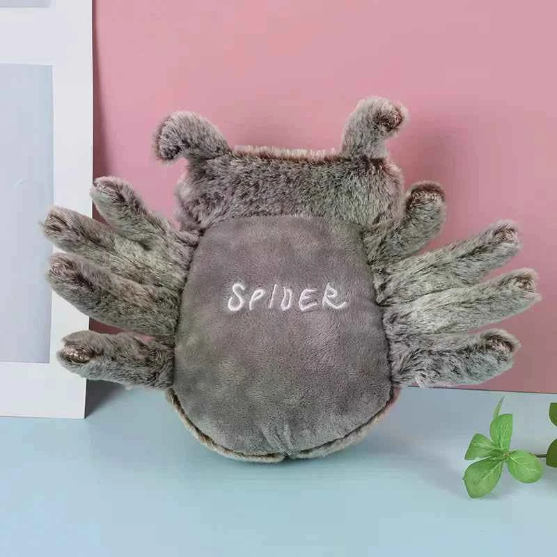Kawaii Spider Plush Toy - Soft Stuffed Halloween Companion Doll and Gift, 3 Colors