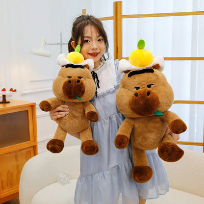 Cute Capybara Plush Toy – Soft Stuffed Animal Pillow