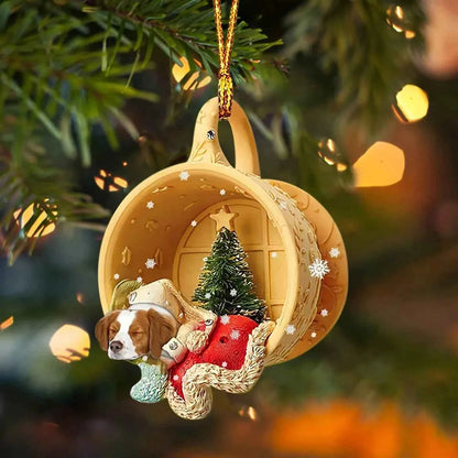 Cute Animal Christmas Tree Pendant (3.1 in) - Festival Party Ornament & Xmas Gift
