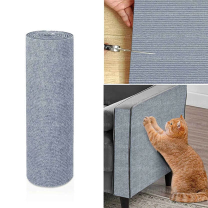 40x300cm Cat Scratcher Sofa Protector Cats Scratcher Pad Light Grey