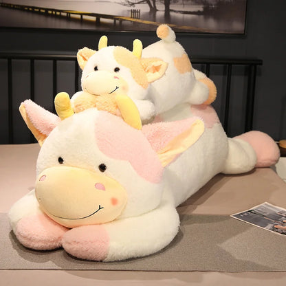 Milk Cow Plush Pillow – 35.4" (90cm) Cartoon Stuffed Animal Doll