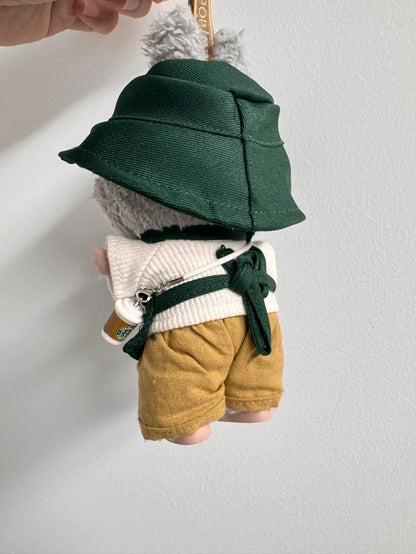 Labubu Doll Clothes (5.9-6.7 in) - BJD V1 V2 V3 Coffee Suit Clothing Accessory