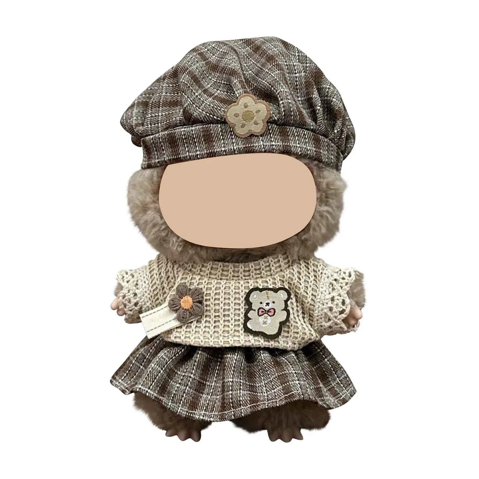 17cm Cute Set Labubu Doll Clothes Outfit Accessories Doll Clothing Kid Toy Girl Gift