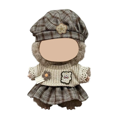 17cm Cute Set Labubu Doll Clothes Outfit Accessories Doll Clothing Kid Toy Girl Gift