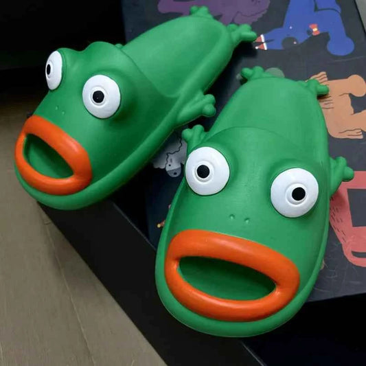 Frog House Slipper Cloud Woman Sandals Flip Flop Toad Soft