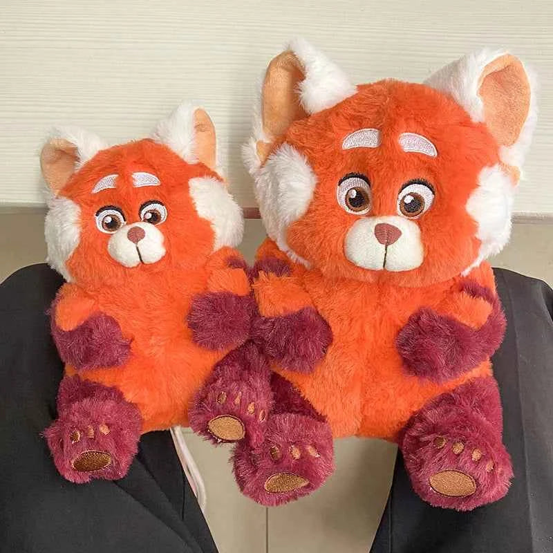 Kawaii Red Panda Plush Toy - Soft Cuddly Stuffed Animal Inspired by Turning Red, 3 Sizes