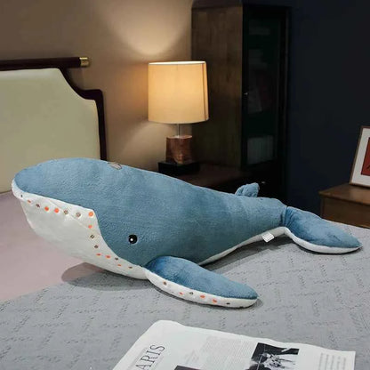 Giant Hammerhead Shark / Blue Whale Plush Toy (21.7-39.4 in) - Big Sleep Pillow Gift