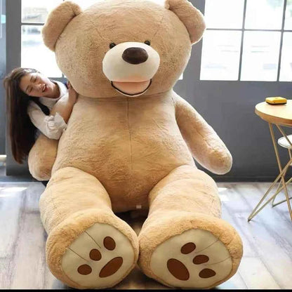 Giant Unstuffed Teddy Bear Plush Skin (39.4-102.4 in) - Empty Cover Shell Gift
